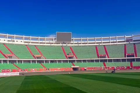 أمم أفريقيا 2025.. منتخب مصر يتفقد أرضية ملعب مباراة زيمبابوي (صور)